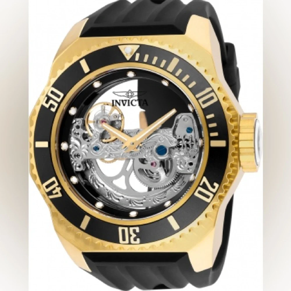 $1,200 Invicta Russian Pro Diver Automatic Black Dial Men's Watch Model 25625 - Picture 4 of 8